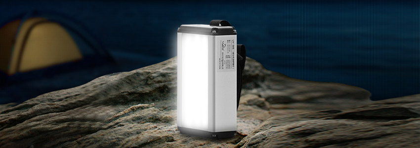 led outdoor solar camping lamp