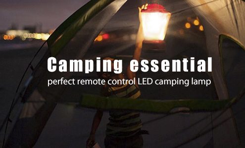 remote control led camping lamp