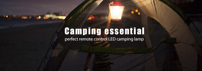 remote control led camping lamp