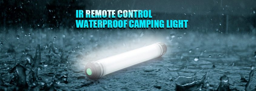 IR Remote Control Waterproof Camping Light