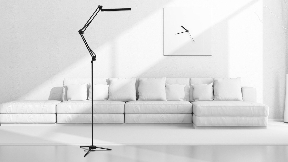 remote-control-floor-lamp-f16-8 mechanical led floor lamp