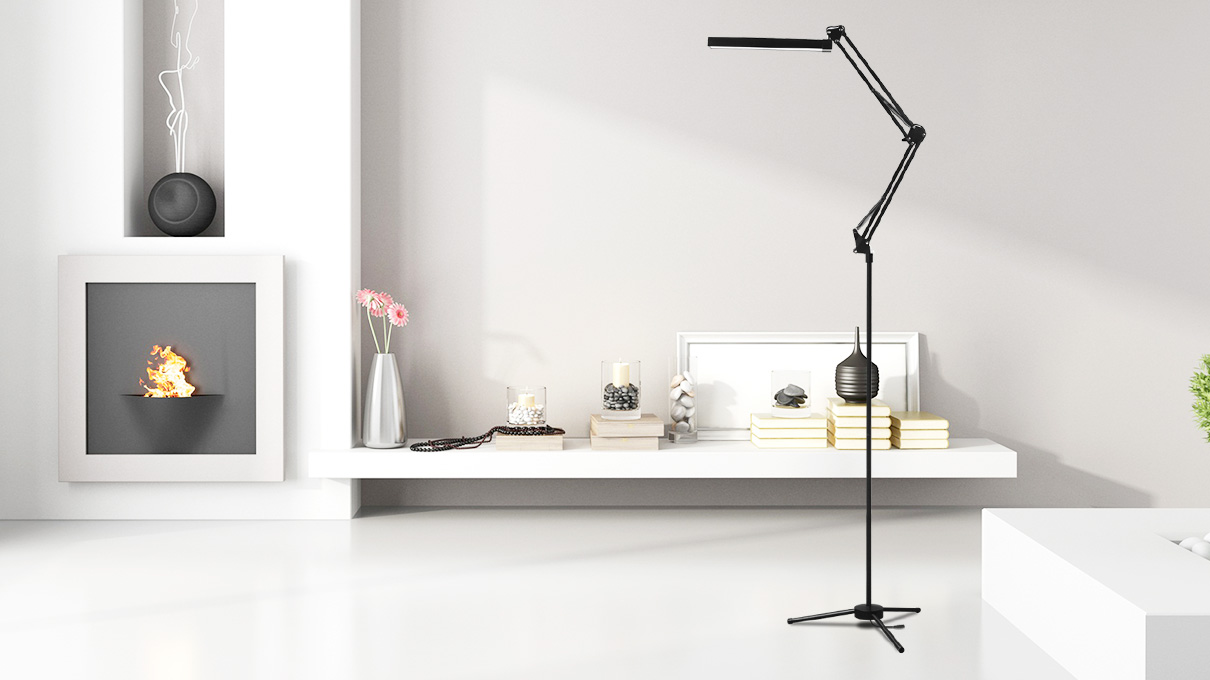 remote-control-floor-lamp-f16-9 mechanical led floor lamp