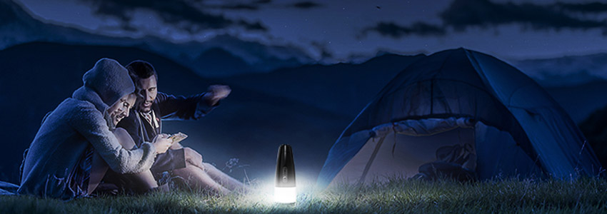 2-in-1 camping lantern
